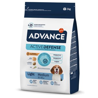 Advance Cao Medio Light Frango 3Kg