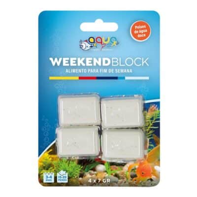 Aquapex Alimento Fim de Semana p/ Peixes (4 blocos)