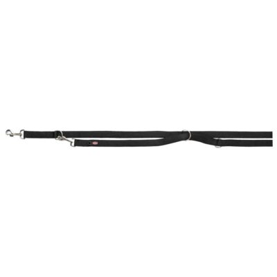 Trela Dupla Ajustável Premium XS-S Preto