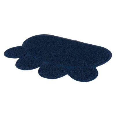 Tapete em PVC Pata Azul Escuro