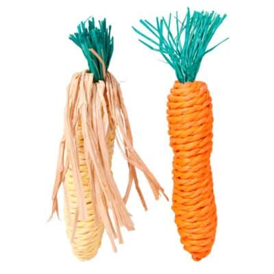 Cenoura e Espiga em Sisal p/ Roedores