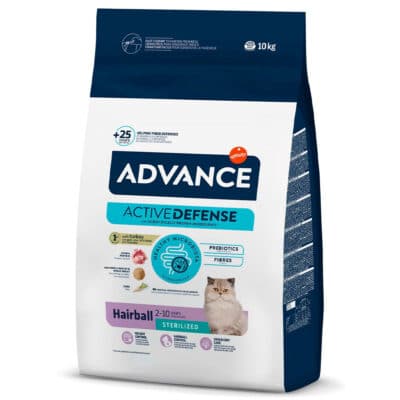 Advance Gato Esterilizado Hairball 10Kg