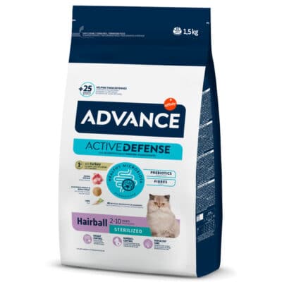 Advance Gato Esterilizado Hairball 1.5Kg