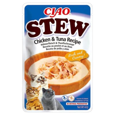 CHURU Gato Stew Receita de Frango com Atum 40gr