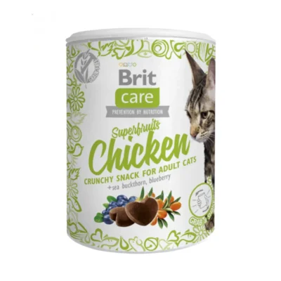 Brit Care Cat Snack SuperFruits Chicken 100gr