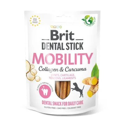 Brit Care Dental Stick Mobility w/ Collagen & Curcuma | 7 sticks
