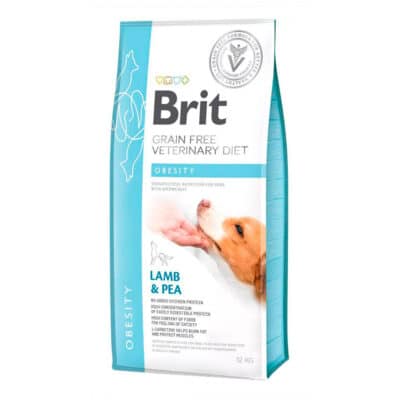 Brit Veterinary Diet Dog Obesity Grain-Free Lamb & Pea 12Kg