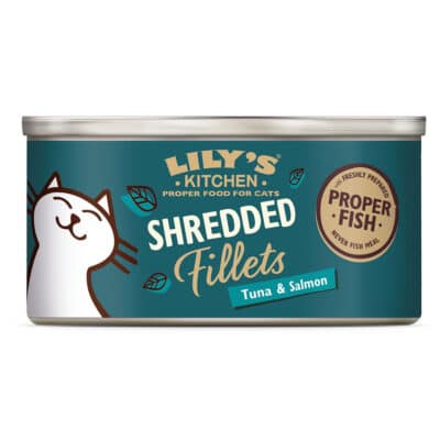 LILY`S KITCHEN Shredded Fillets Atum e Salmão 70gr