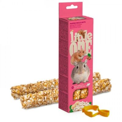 Little One Sticks Arroz Tufado e Nozes 2x40gr
