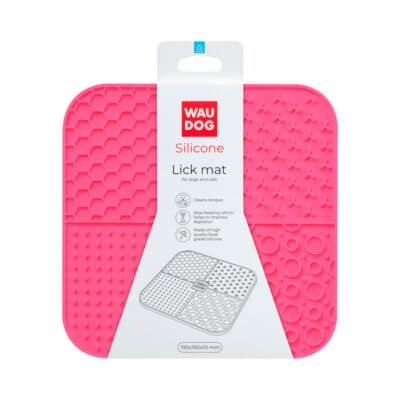 Waudog Tapete p/ Lamber 190x190x10mm Rosa