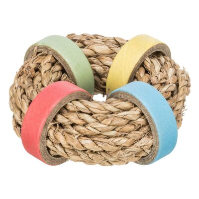Argola em Corda de Algas e Cartão p/ Roedores 8cm