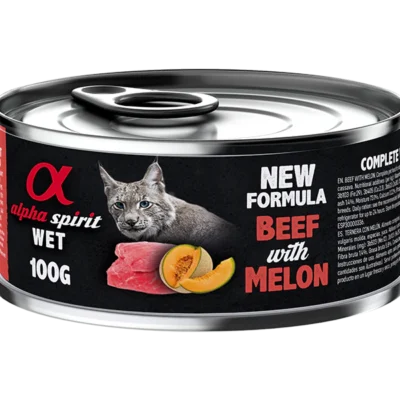 Alpha Spirit Gato Wet Food Beef/Melon 100gr