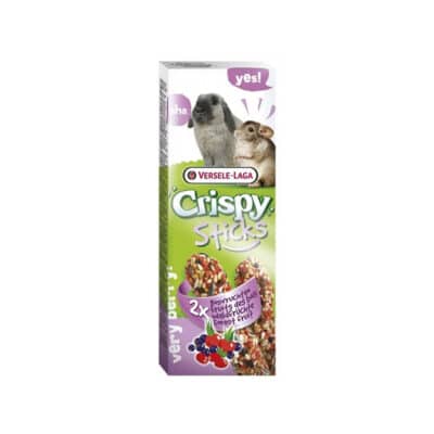 Versele-Laga Crispy Sticks Coelho/Chinchila Fruta Bosque 110gr